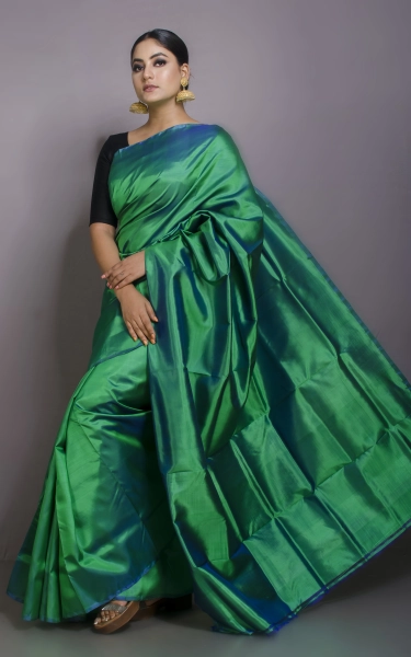 Soft Bishnupuri Katan Silk Saree