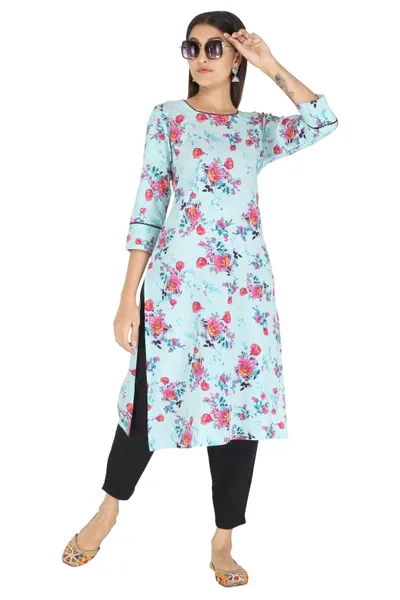 Floral Print Kurti For Women