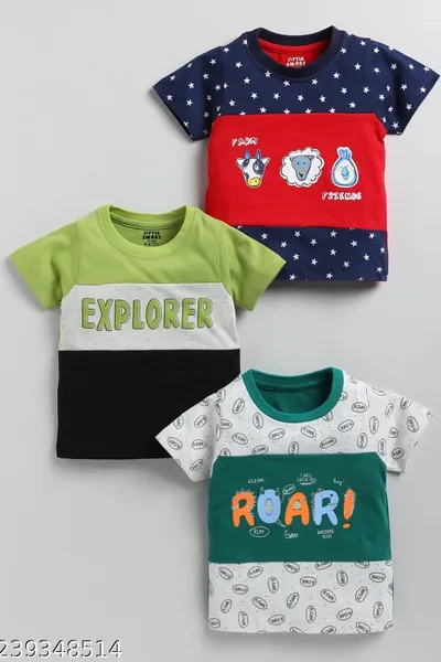 Infant Cut & Sew T-shirt(Pack of 3)