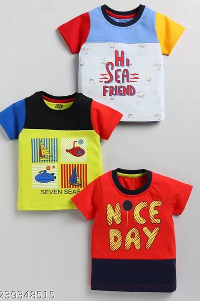 Infant Cut & Sew T-shirt(Pack of 3)