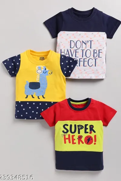 Infant Cut & Sew T-shirt(Pack of 3)