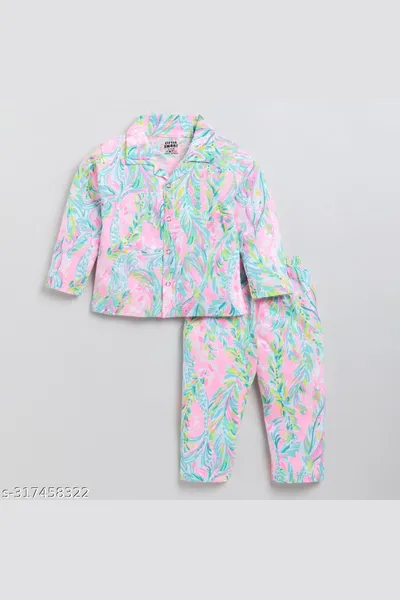 Little Smart Fancy Multi Printed Night Suit