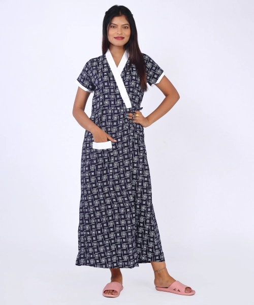 Exclusive Premium Printed Housecoat For Women