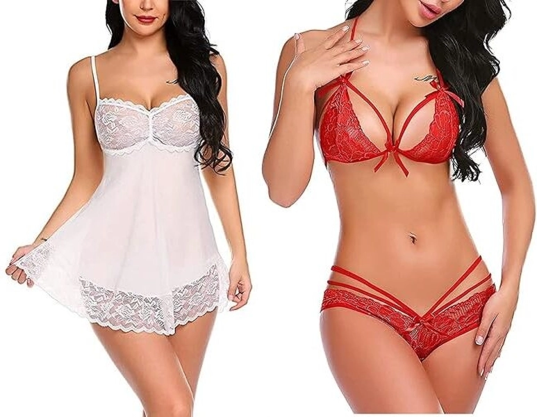 Fashion Bones Lingerie Combo Set