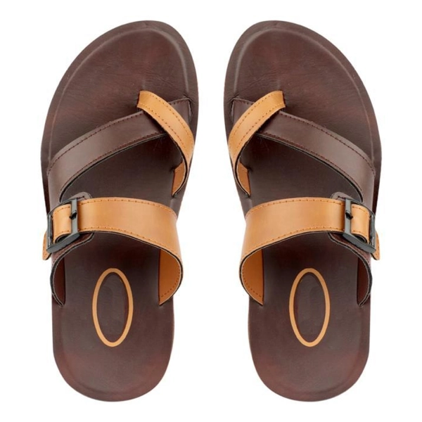 Men's Casual Daily Used Brown Color Sandal's Lightweight Design