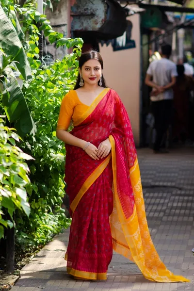 Kota Doriya Printed Saree