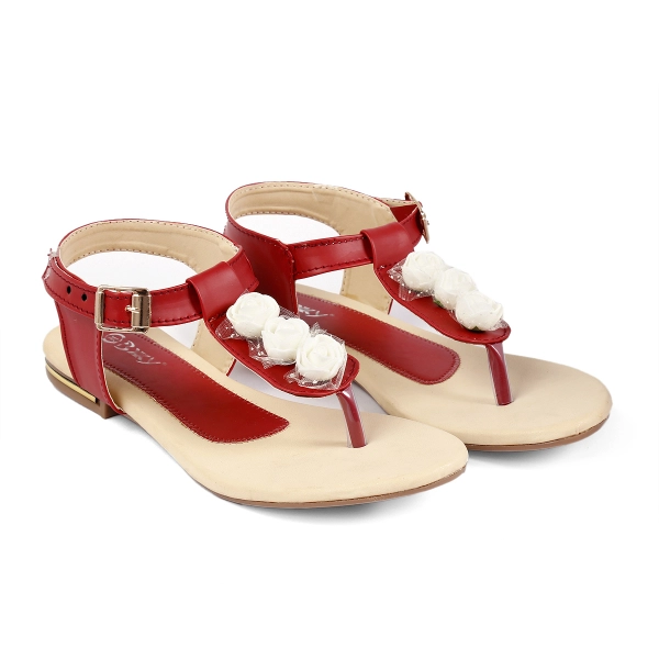 Women's Synthetic Material Flat Sandals