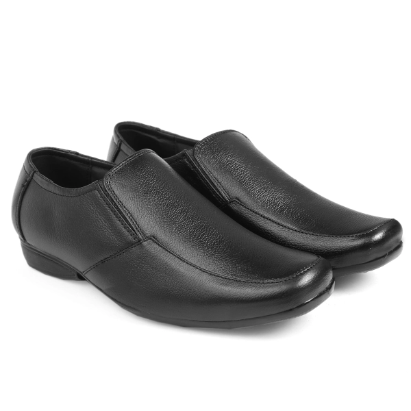 Men's Black Leather Office Wear Formal Shoes