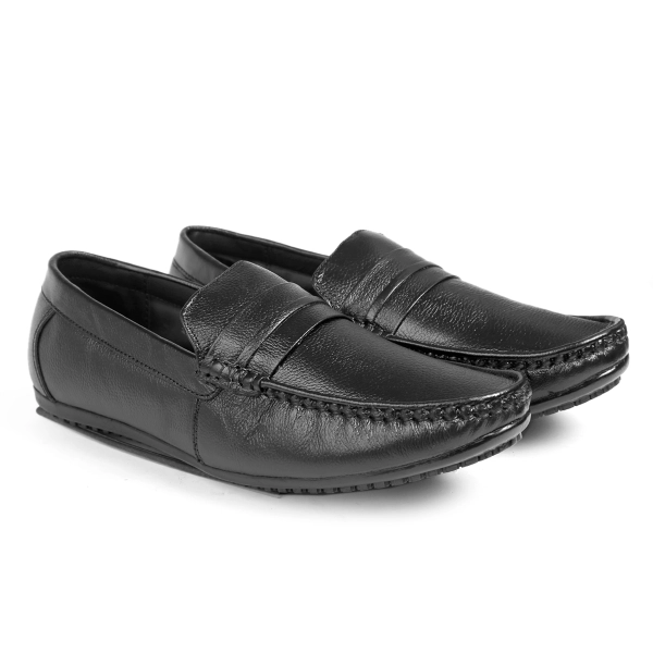 Men's Black Leather Office Wear Formal Shoes