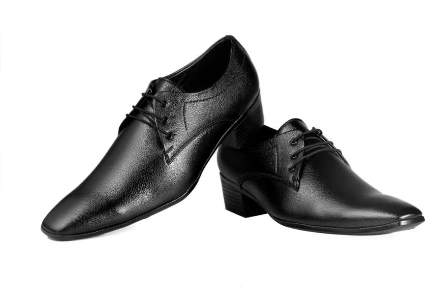 Men's Height Increasing Elevator Derby Formal Shoes