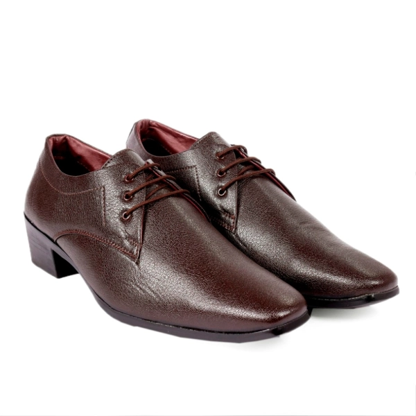 Men's Height Increasing Elevator Derby Formal Shoes