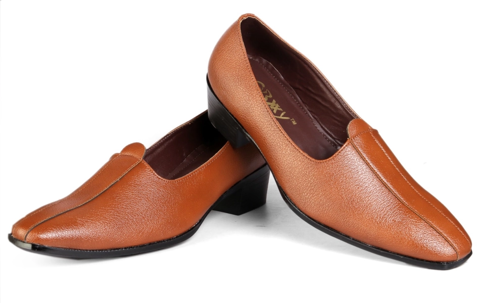 Men's Height Increasing Elevator Casual Slip-on Punjabi jutti