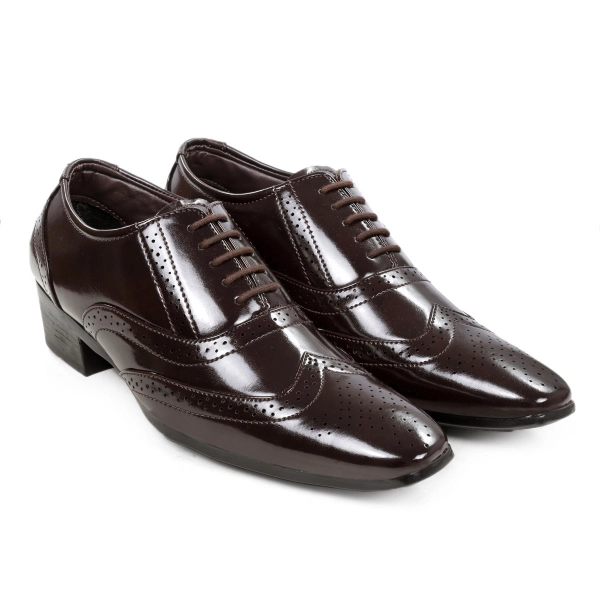 Men's Height Increasing Elevator Formal Oxford Shoes