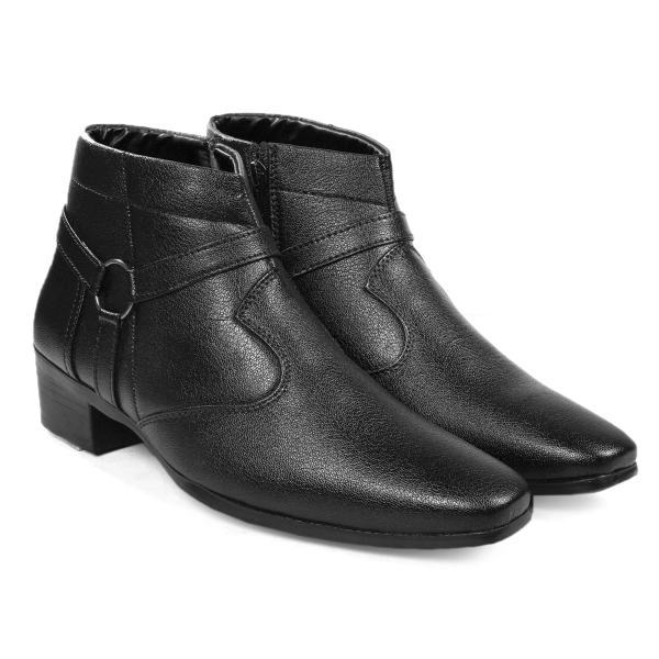 Men's Height Increasing Elevator Formal Strap Boot