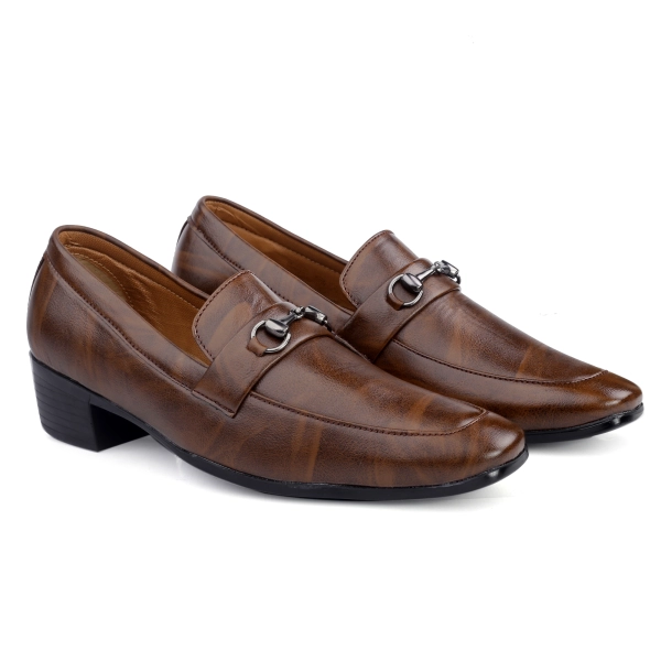 Men's Height Increasing Elevator Formal Slip-on Shoes