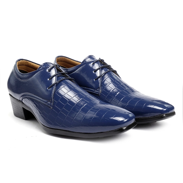 Men's Height Increasing Elevator Formal Derby Shoes