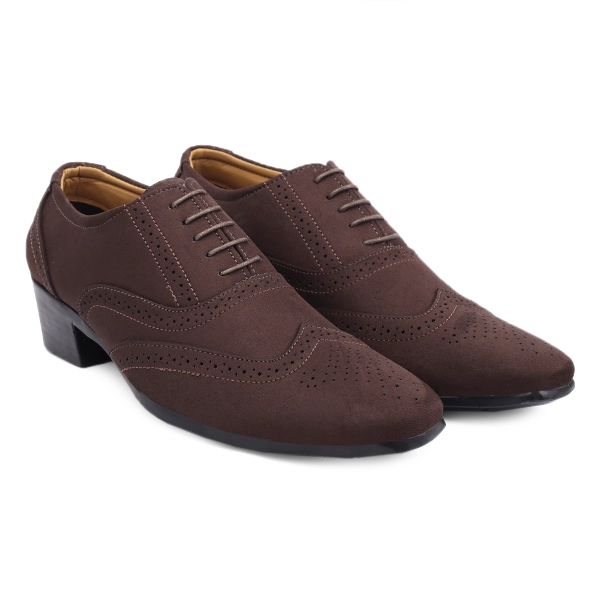 Men's Height Increasing Elevator Casual Lace-Up Shoes