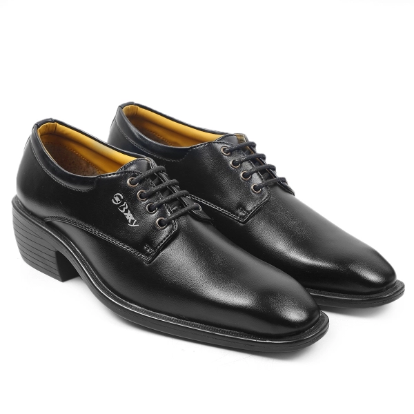 Men's Height Increasing Elevator Formal Lace-up Shoes