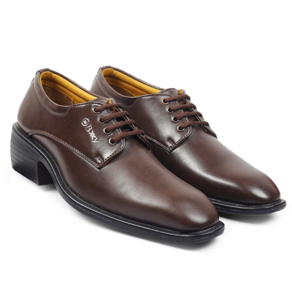 Men's Height Increasing Elevator Formal Lace-up Shoes