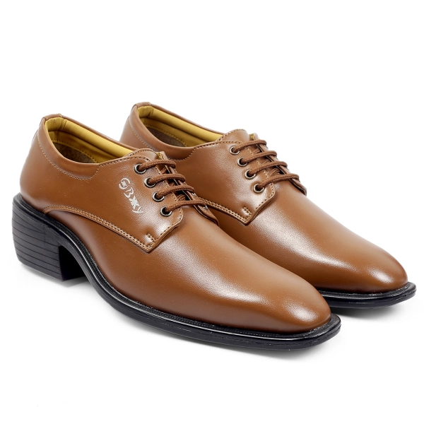 Men's Height Increasing Elevator Formal Lace-up Shoes