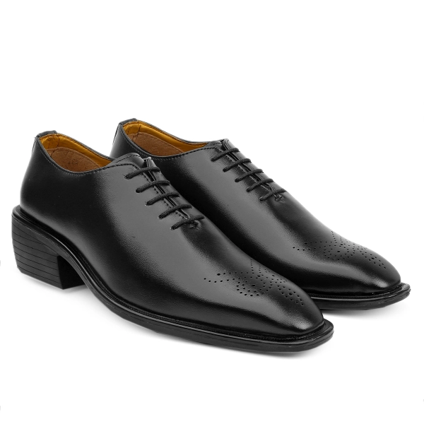 Men's Height Increasing Elevator Formal Party Wear Shoes