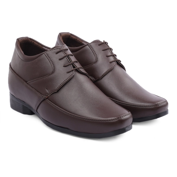 Men's Hidden Height Increasing Formal Derby Dress Shoes