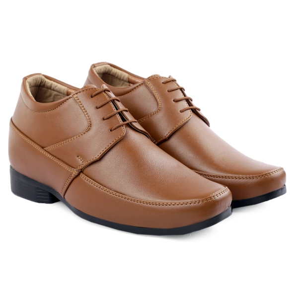 Men's Hidden Height Increasing Formal Derby Dress Shoes