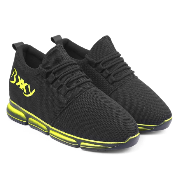 Men's 3 Inch Hidden Height Increasing Mesh Material Casual Sports Shoes