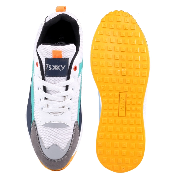 Men's 3 Inch Hidden Height Increasing Stylish Casual Sports Lace-Up Shoes with Eva Sole.