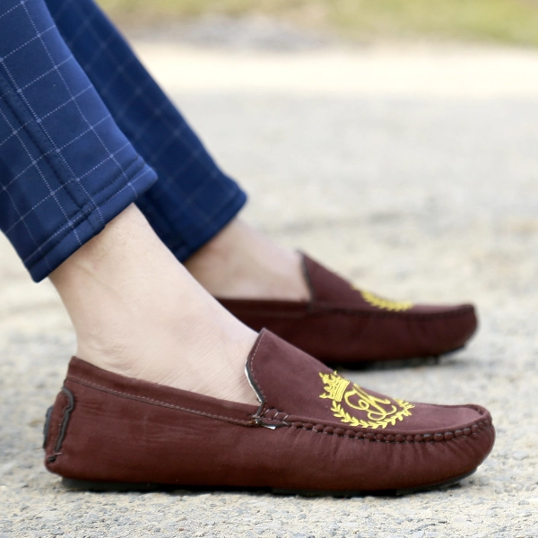 Men's Casual Suede Material Driving and Loafers Shoes