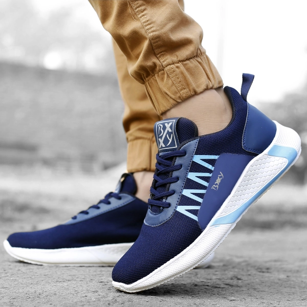 Men's Latest and Stylish Mesh Material Sports Outdoor Running Shoes