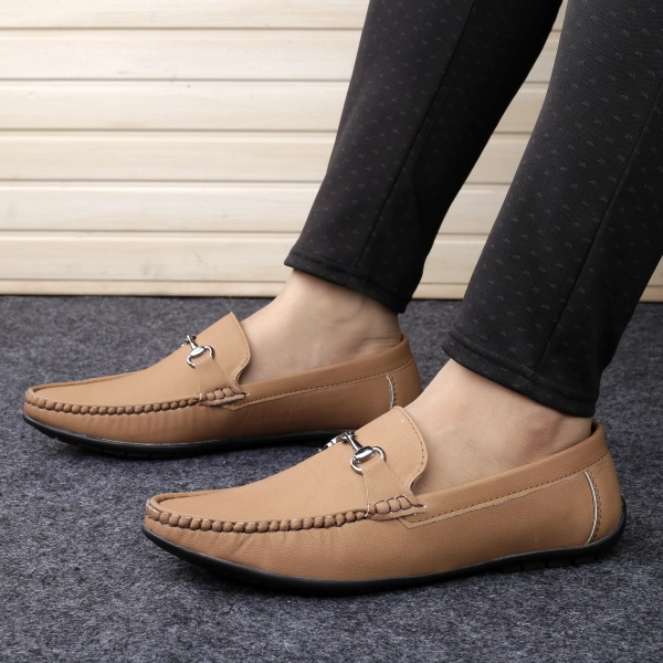 Men's Synthetic Upper Driving Loafer Shoes