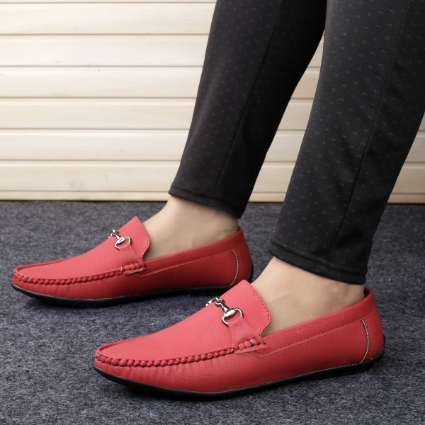 Men's Synthetic Upper Driving Loafer Shoes