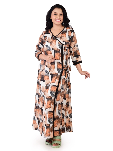 Exclusive Premium Printed Housecoat For Women