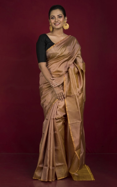 Soft Woven Bishnupuri Katan Silk Saree