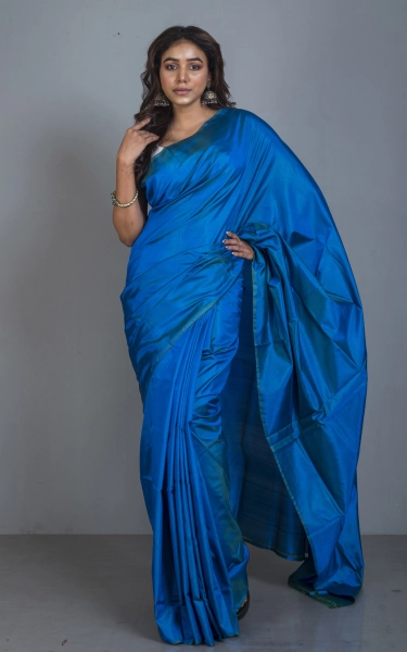 Soft Woven Bishnupuri Katan Silk Saree