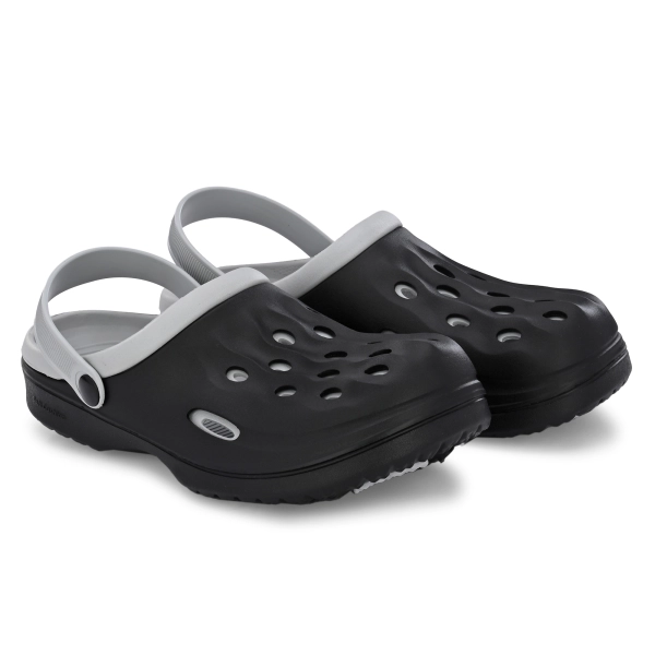 Men's Casual Black Color Clog's Lightweight Design