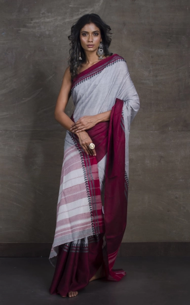 Bengal Handloom Designer Cotton Saree