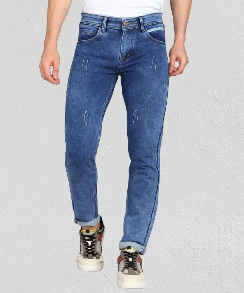 Podge Slim Fit Blue Jeans For Men