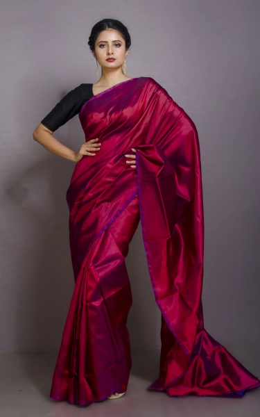 Soft Bishnupuri Katan Silk Saree