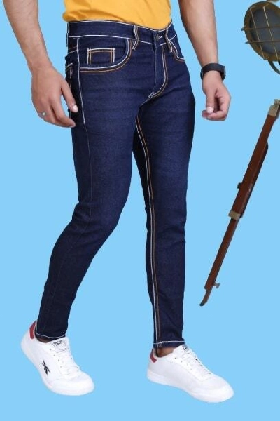 Podge Slim Fit Blue Jeans For Men