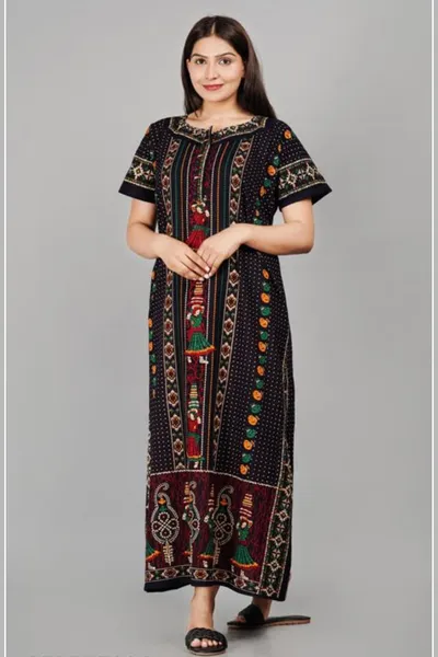 Premium Cotton Rajasthani Print Nighty