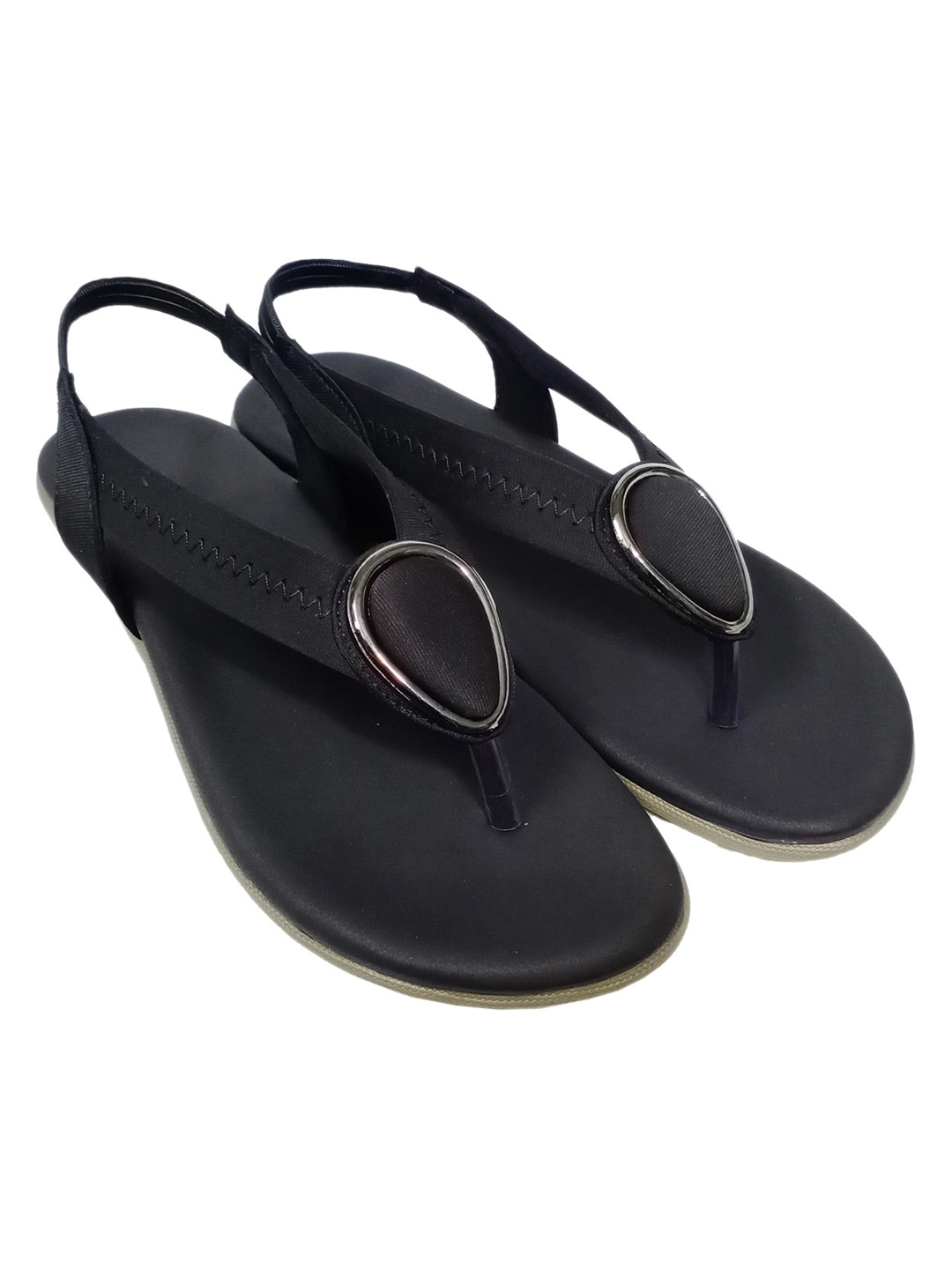 Fancy & Comfortable Flat Sandal with Ankle Strap for women & Girls