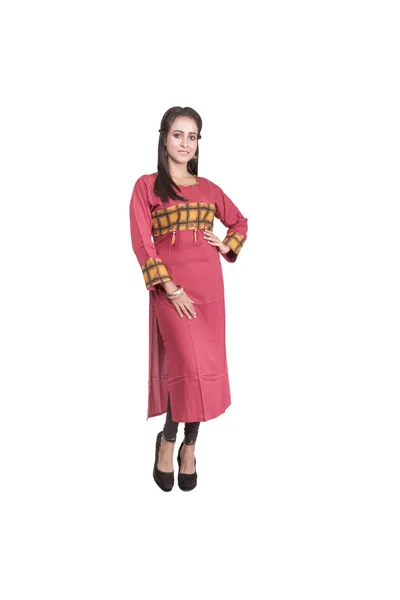 Rayon Designer Kurti For Women