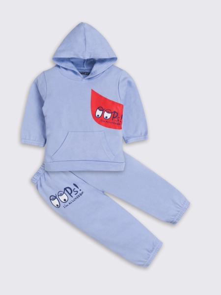 Unisex Kids Pullover Hoodie and Bottoms Set