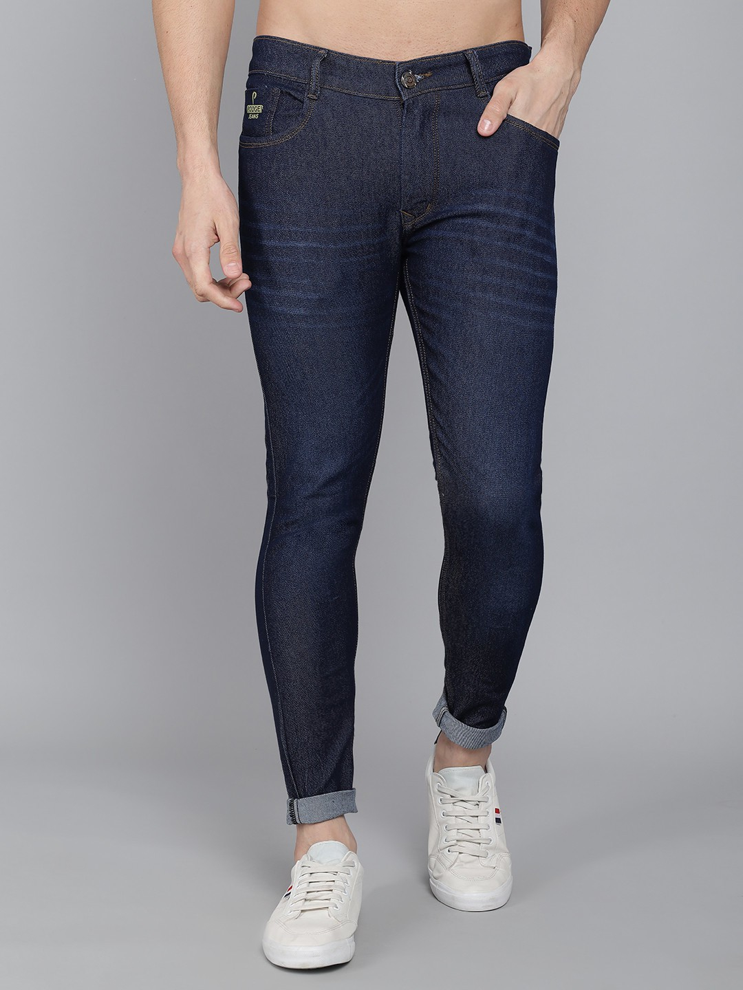 Podge Slim Fit Blue Jeans For Men