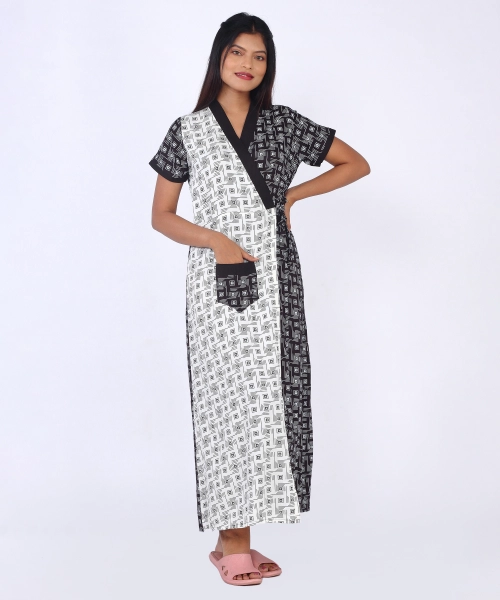 Exclusive Premium Printed Housecoat For Women