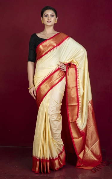 Blended Gadwal Silk Saree