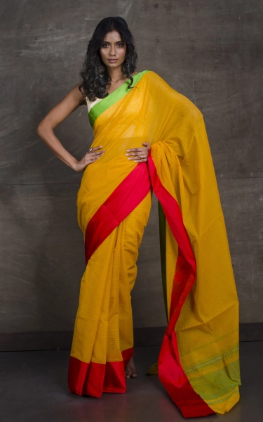 Bengal Handloom Designer Cotton Saree