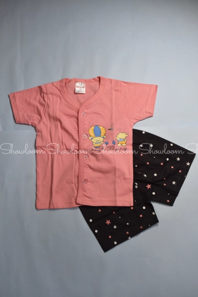 Kids Pure Cotton Printed T-shirt and Short Pant